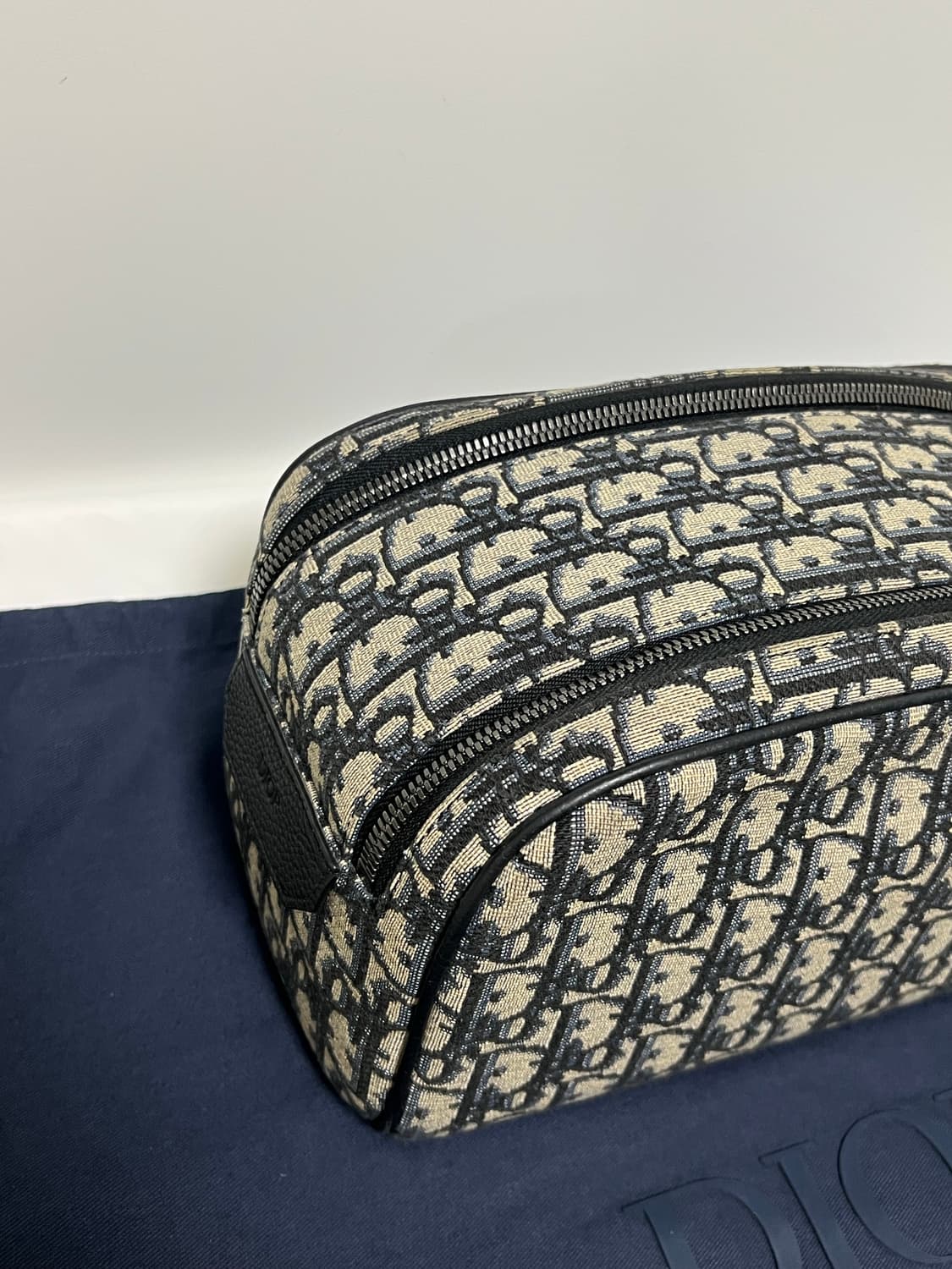 [정품] 디올 오블리크 토일레트리 베이지 상품이미지5