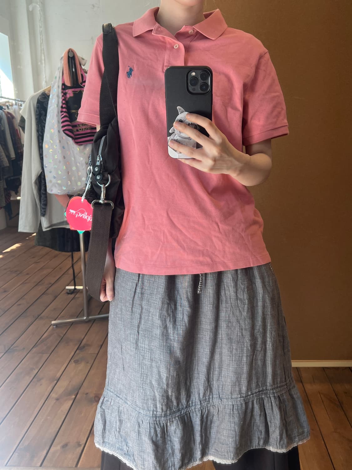폴로 핑크 카라티 상품이미지2