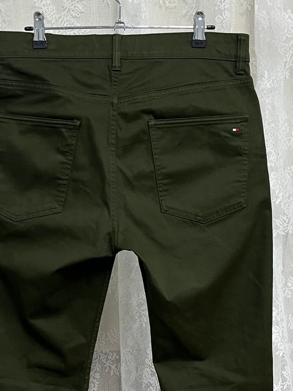 31) 타미힐피거 코튼 팬츠 카키 상품이미지3