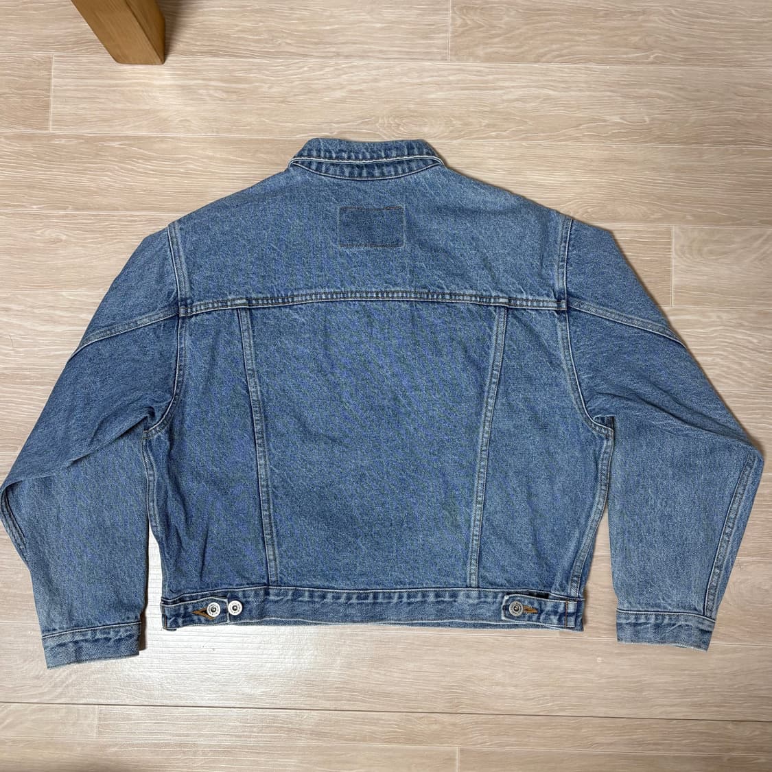 90s 베네통 블루패밀리 데님자켓 M 상품이미지4