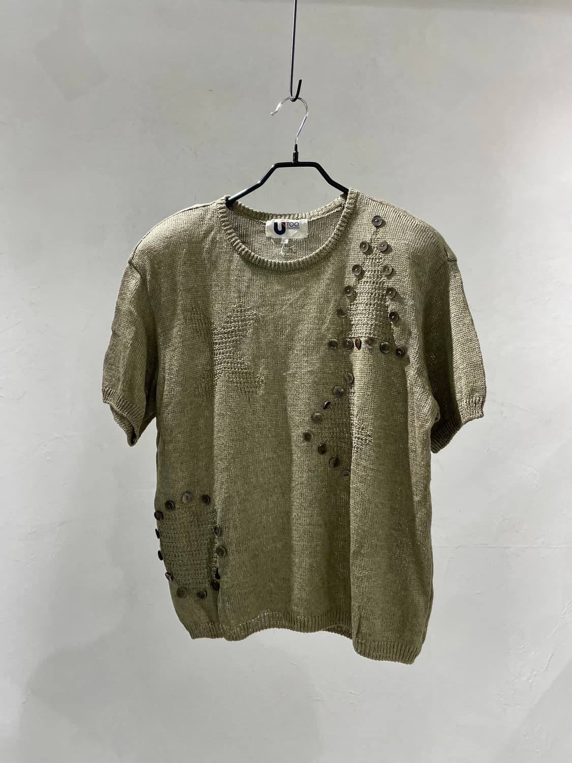 JPN 실크/리넨 하프 니트 상품이미지1