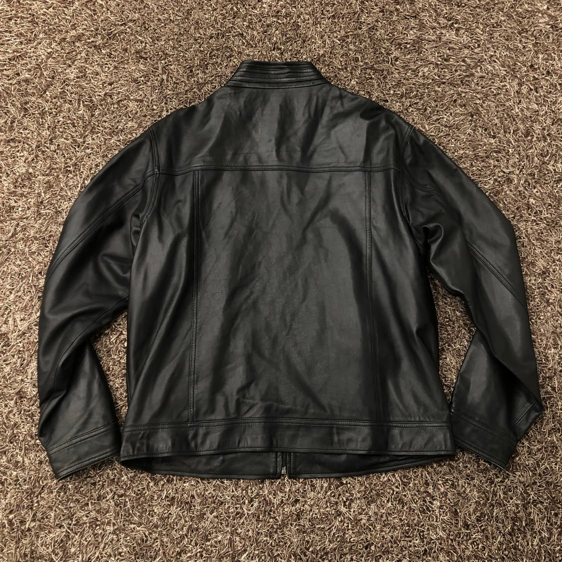 빈티지 양가죽 집업 레더 가죽 자켓 상품이미지4