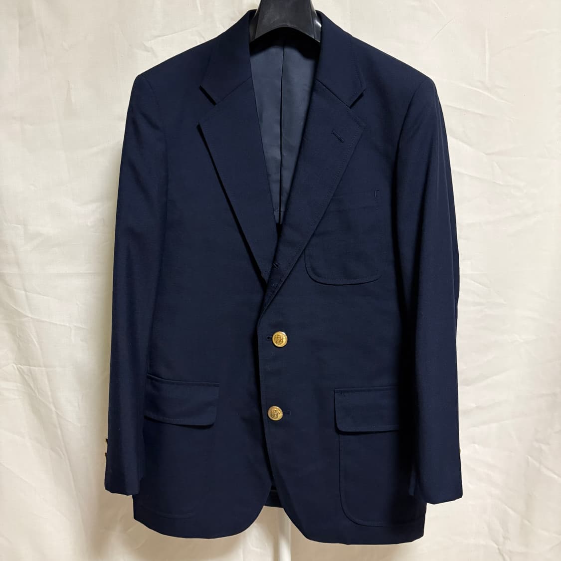 제이프레스 3 roll 2 금장 블레이저 자켓 / 네이비, S 상품이미지1