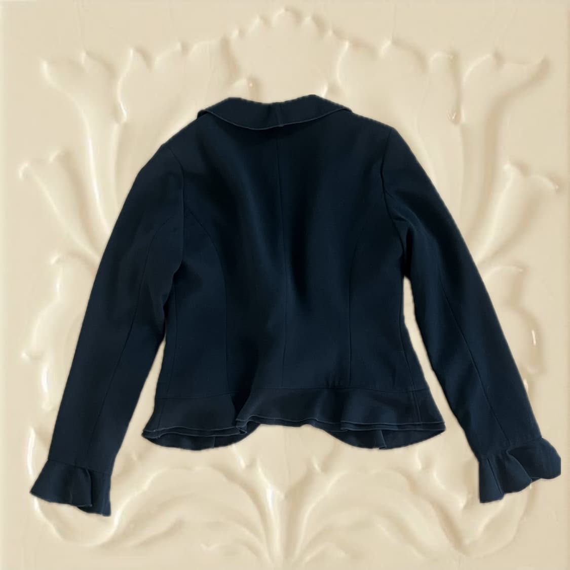 •Japanese vintage• 오리엔탈 프릴 블레이저 상품이미지2