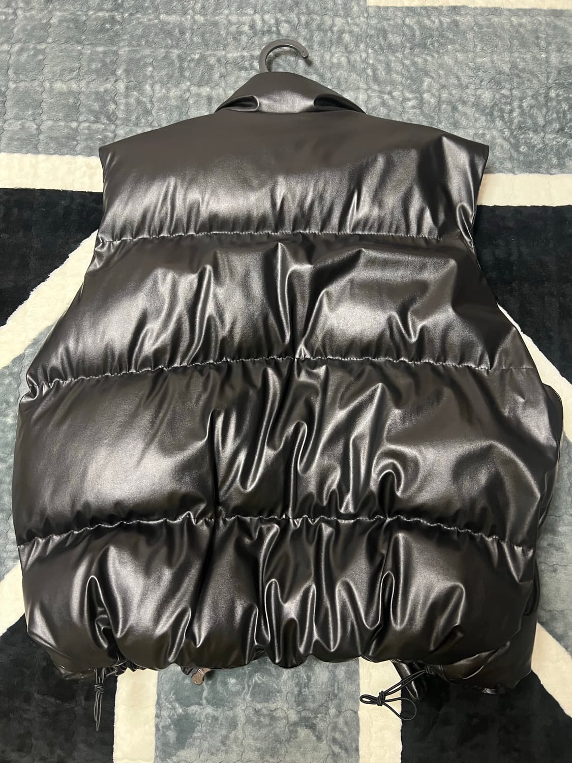 레더 패딩조끼 상품이미지2