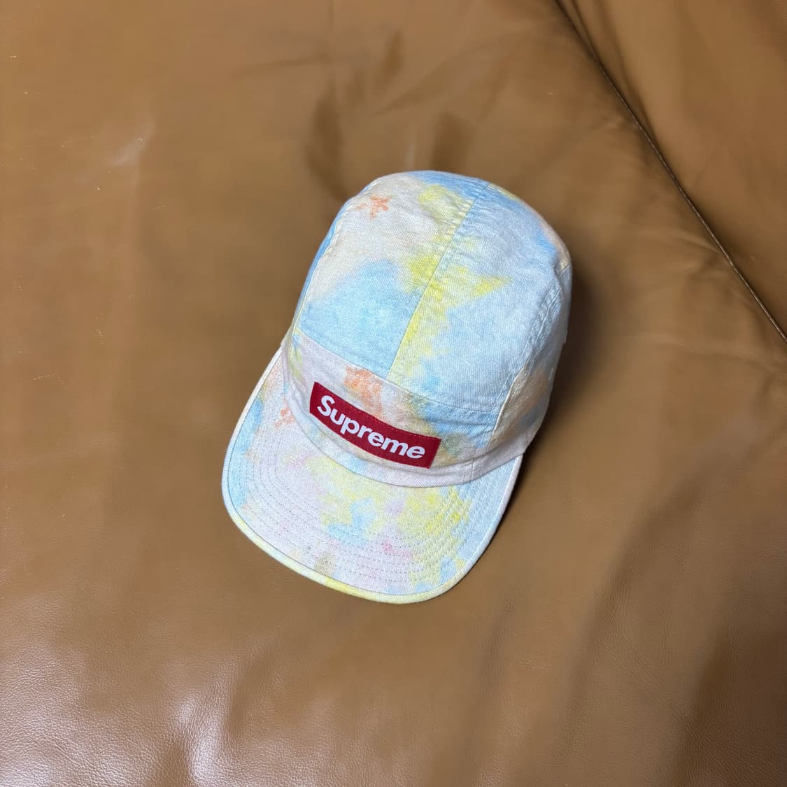 슈프림 캠프캡 모자 박스로고 멀티컬러 다이드 상품이미지5