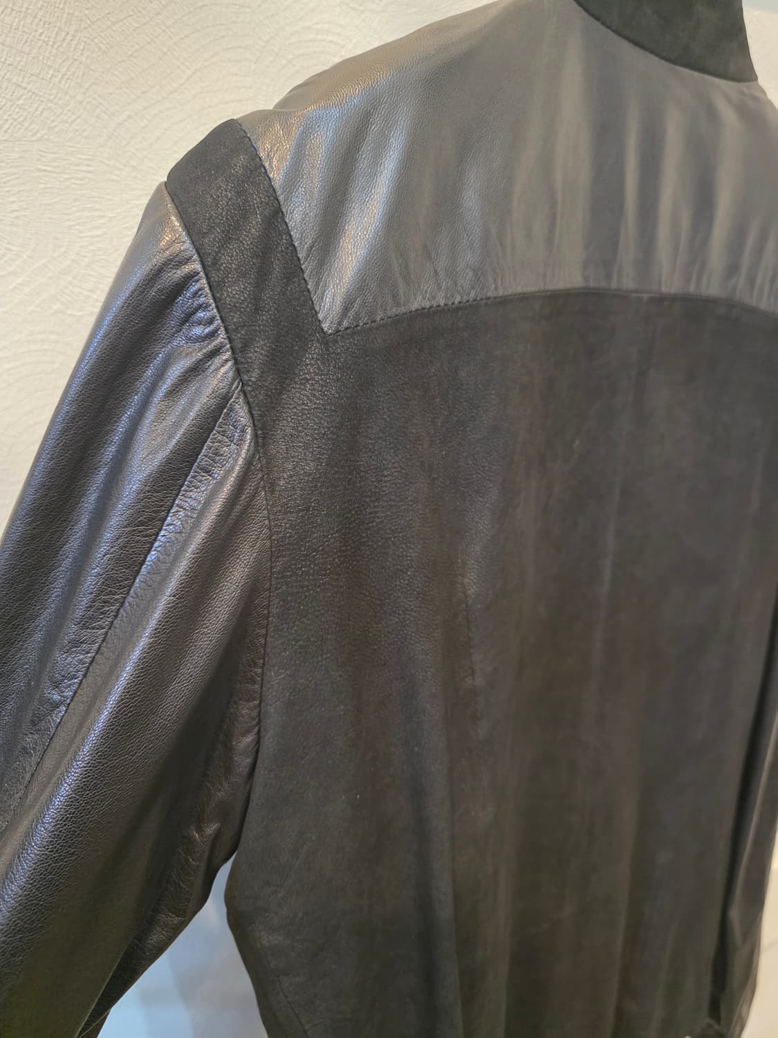 우영미 블랙 가죽 라이더 자켓105 상품이미지5