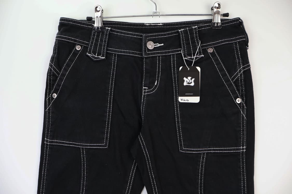 Jpn Black Stich Cotton Pants 상품이미지7