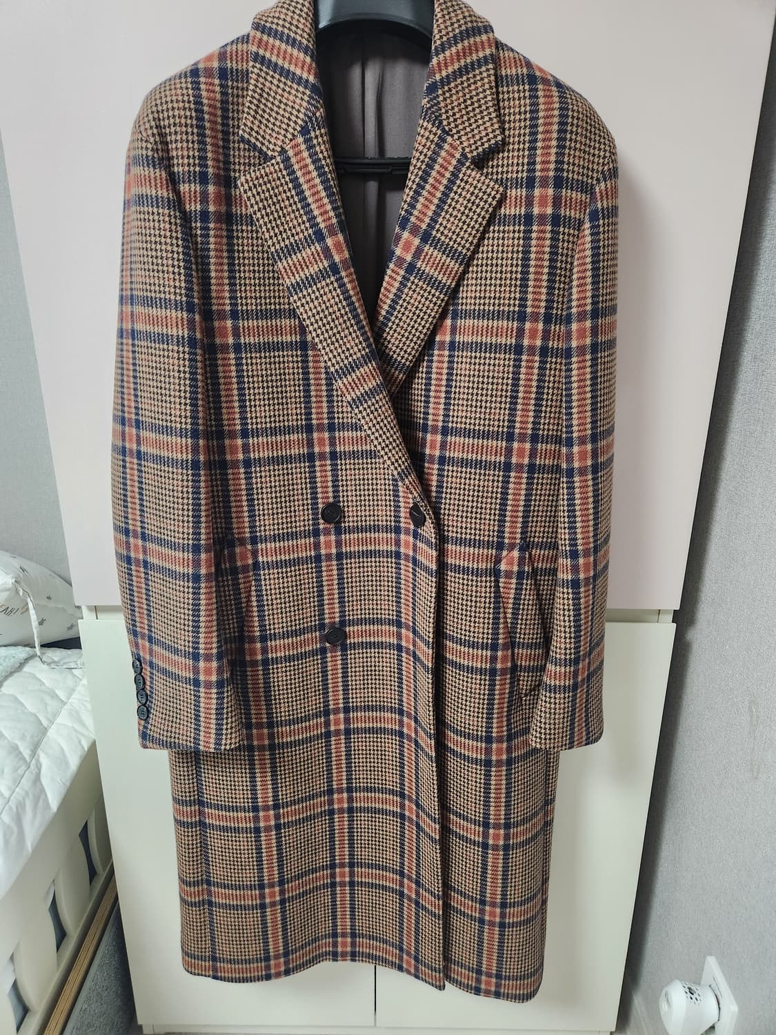 마마가리 우영미  체크  코트 상품이미지4