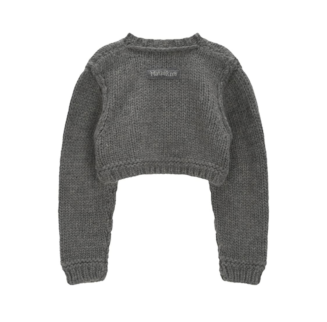 마뗑킴 HANDMADE BUTTON CROP CARDIGAN 상품이미지2