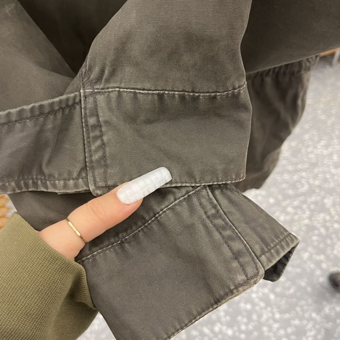 데님앤서플라이 랄프로렌 밀리터리 사파리 헌팅 야상 자켓 S C10754 상품이미지7