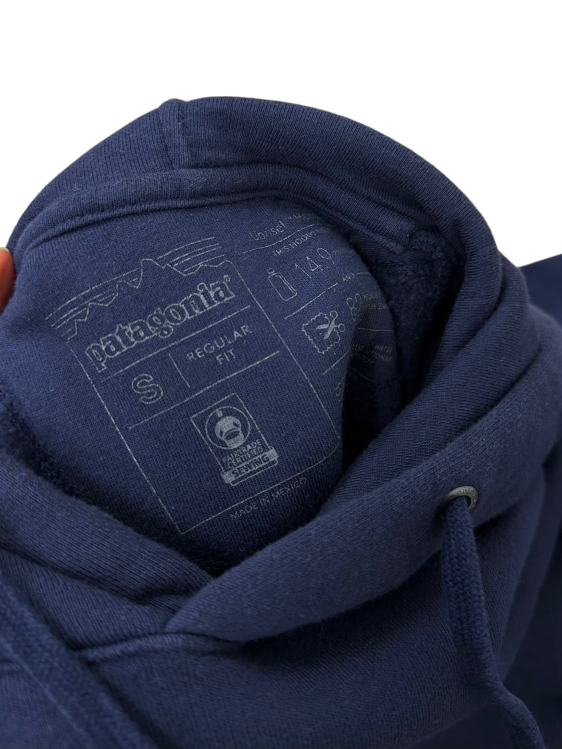 파타고니아 후드티 네이비 (S~M) 상품이미지7