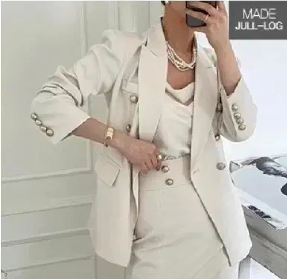 줄로그JULLLOG 더블자켓& 슬랙스셋업 상품이미지6