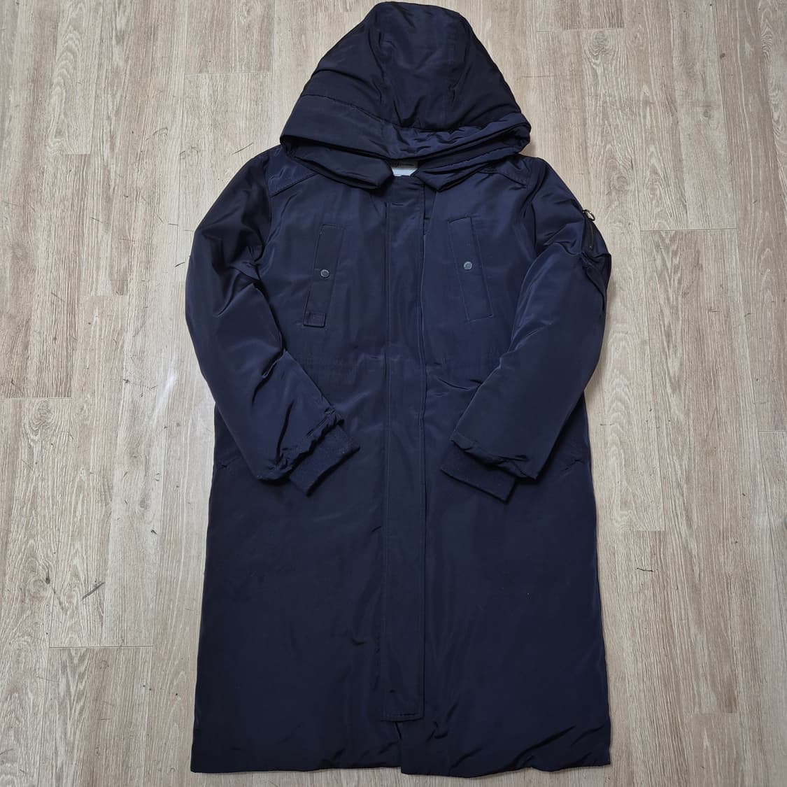 나인식스 뉴욕 여성 덕다운 후드 롱패딩 점퍼 상품이미지1