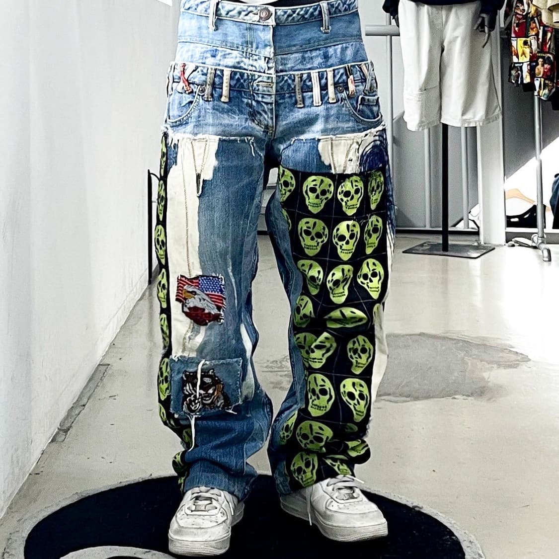 크레이지 리메이크 커스텀 팬츠 상품이미지2