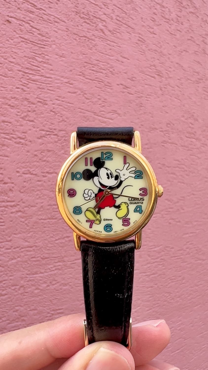 [90s Lorus]Disney mickey Lumibrite watch 상품이미지1