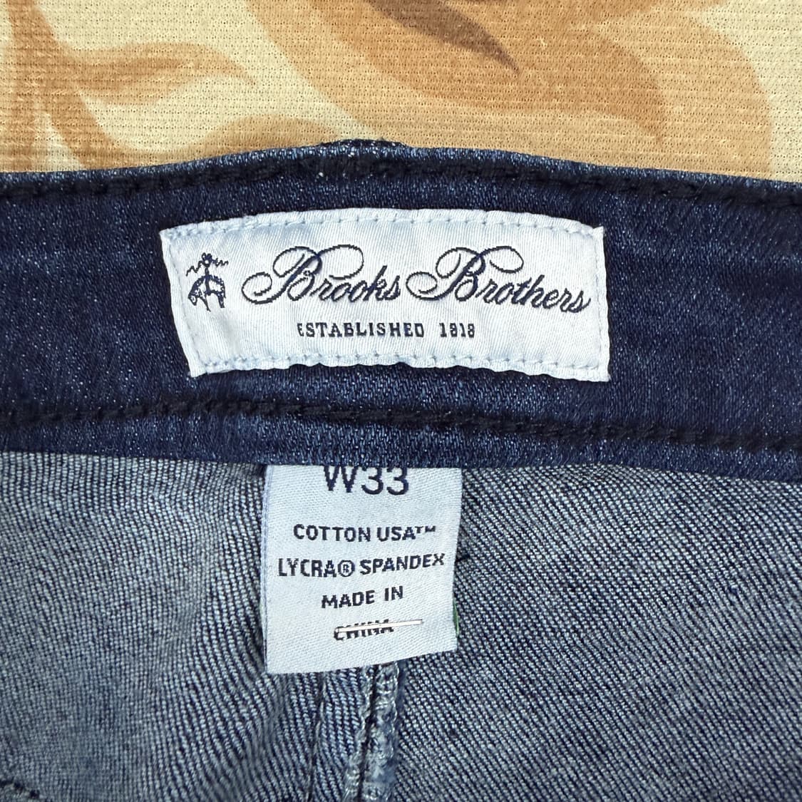 (33)브룩스 브라더스 진청 데님팬츠 상품이미지4