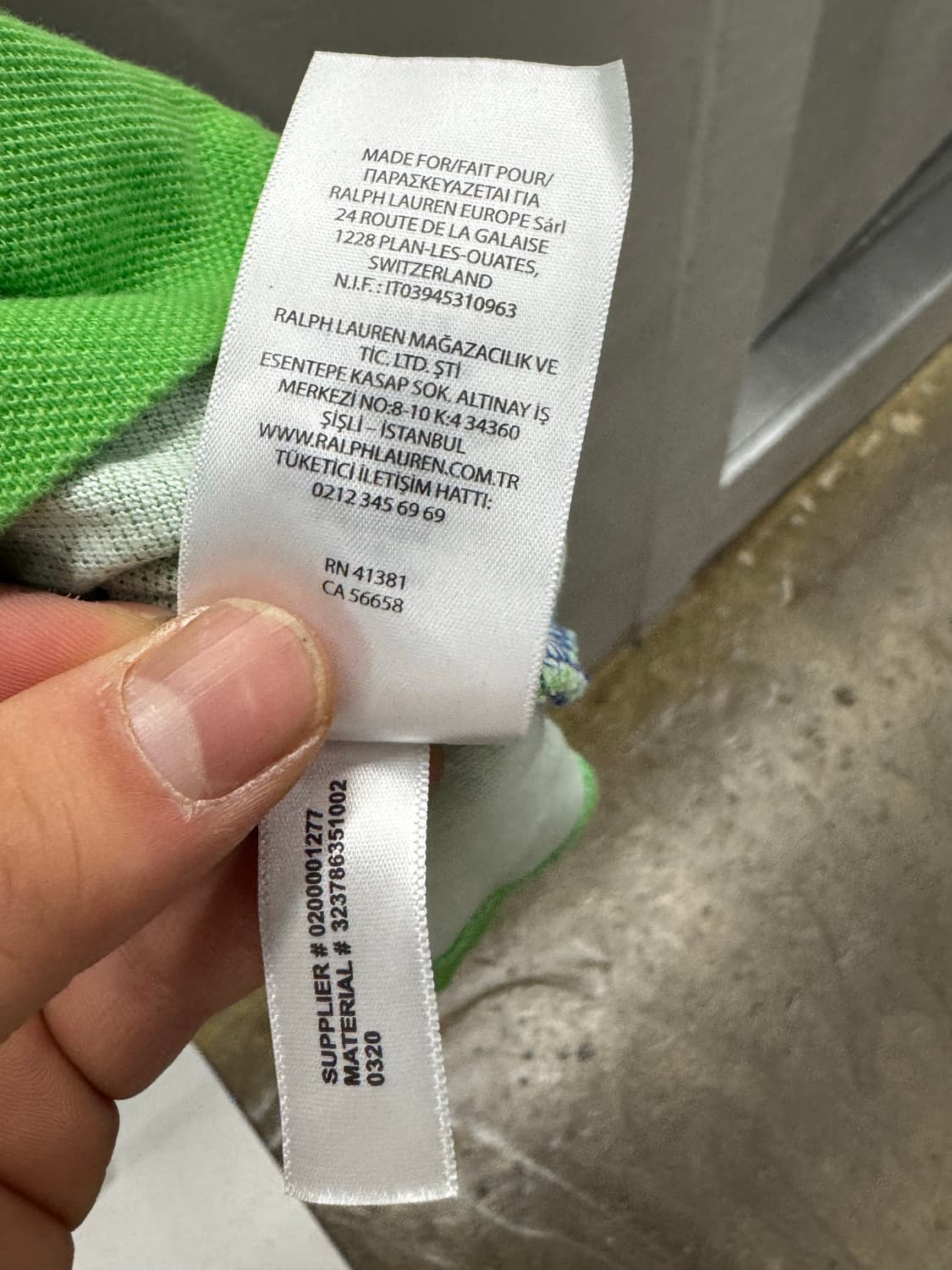 폴로 랄프로렌 스트라이프 반팔 카라티 L 상품이미지8