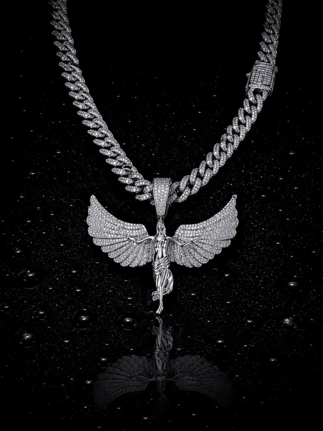 Angel Wing Iced Chain 상품이미지1