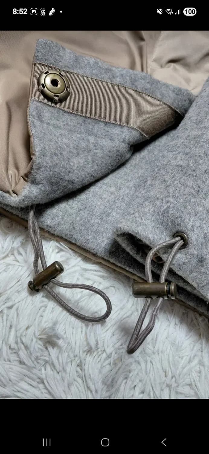 일본 Harriss Grace 리버시블 반코트 38 (55~66) 상품이미지8