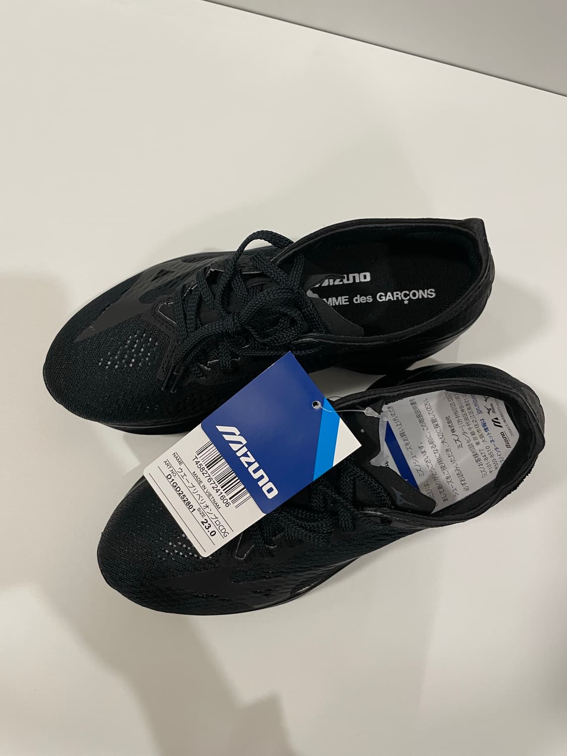 꼼데가르송 x 미즈노 230 웨이브 리벨리온 프로3 새상품 상품이미지3