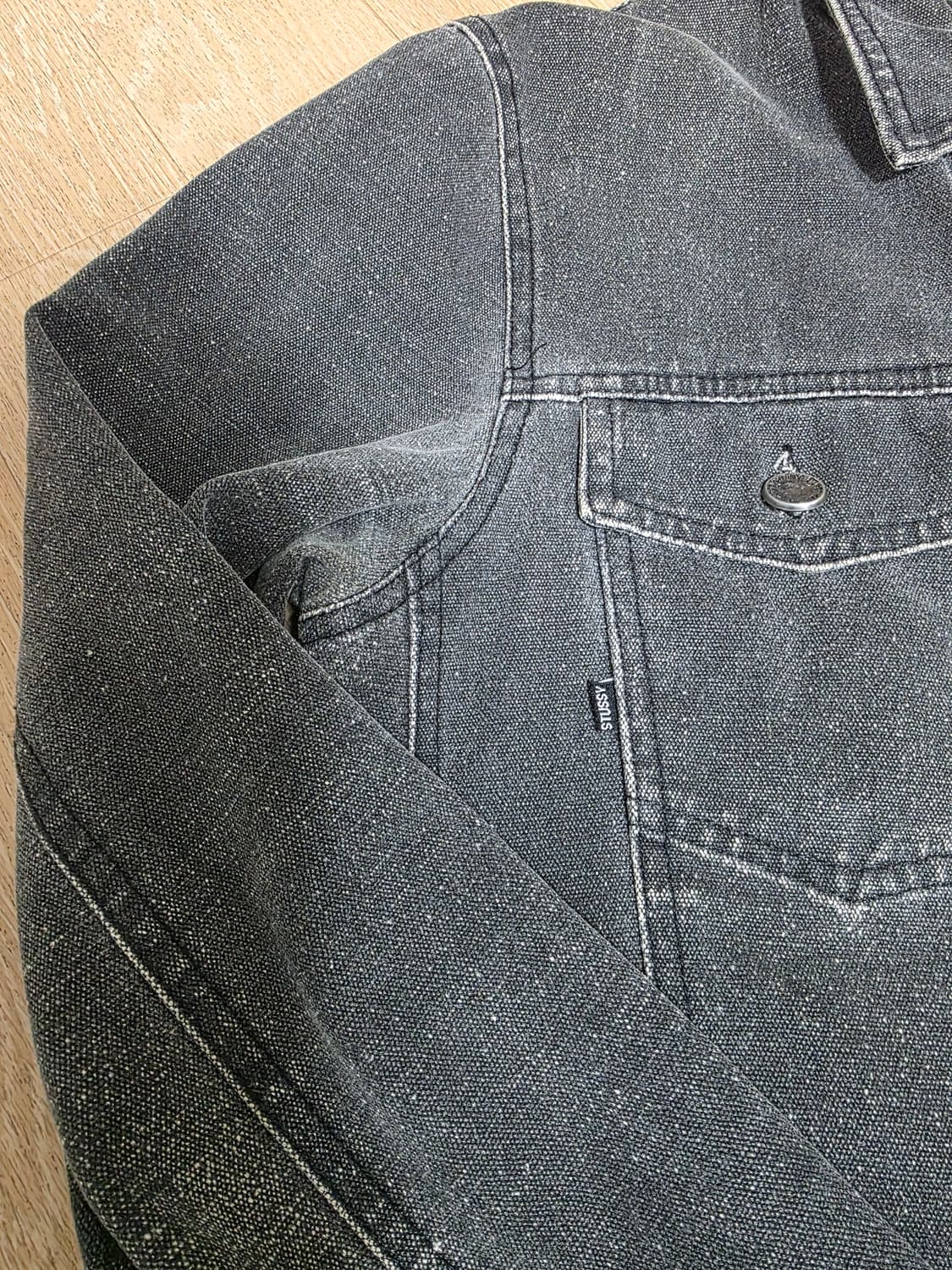 스투시 후면프린팅 트러커 자켓 S 상품이미지7