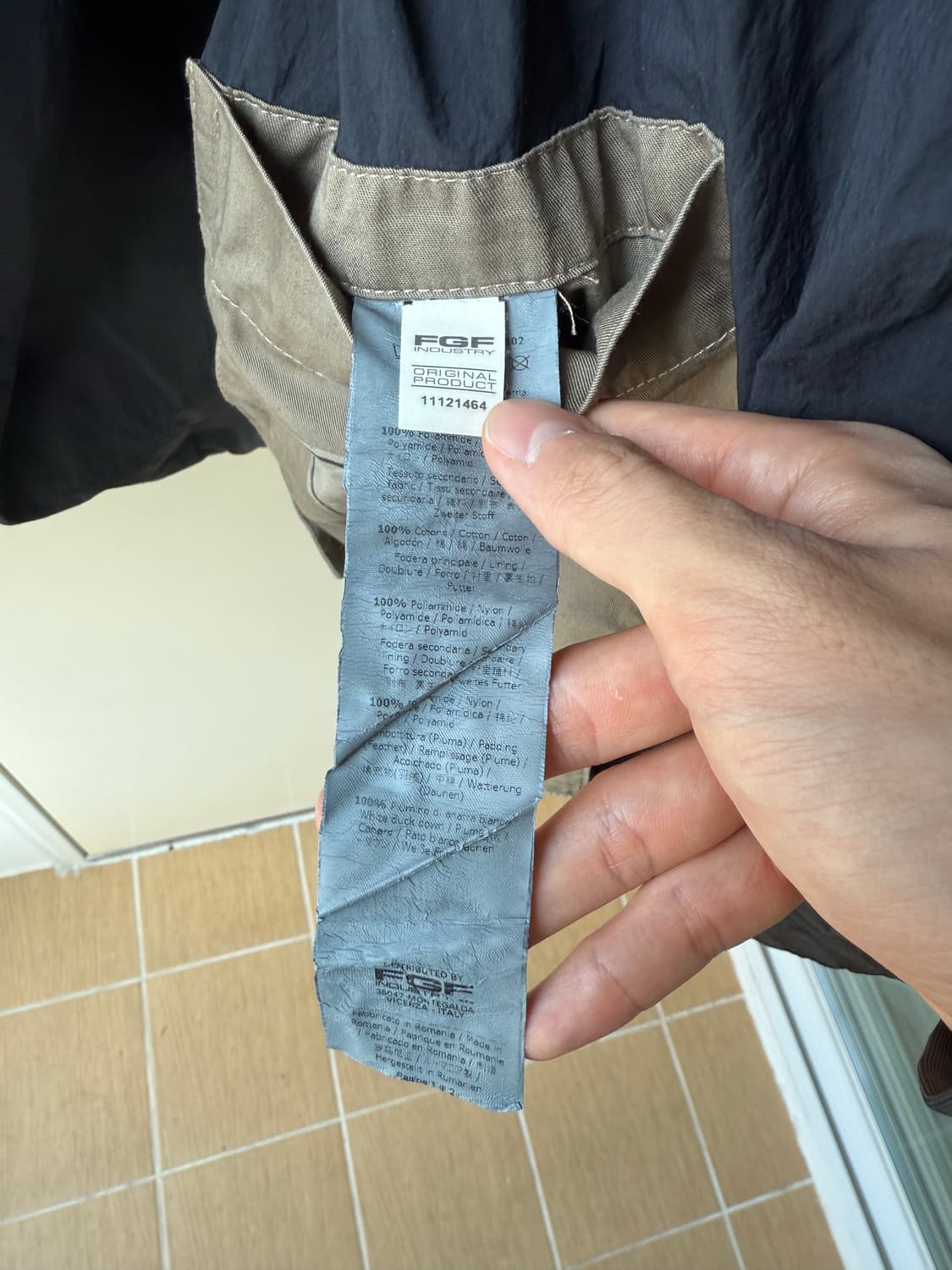 텐씨 알파인 다운 자켓 블랙 상품이미지7