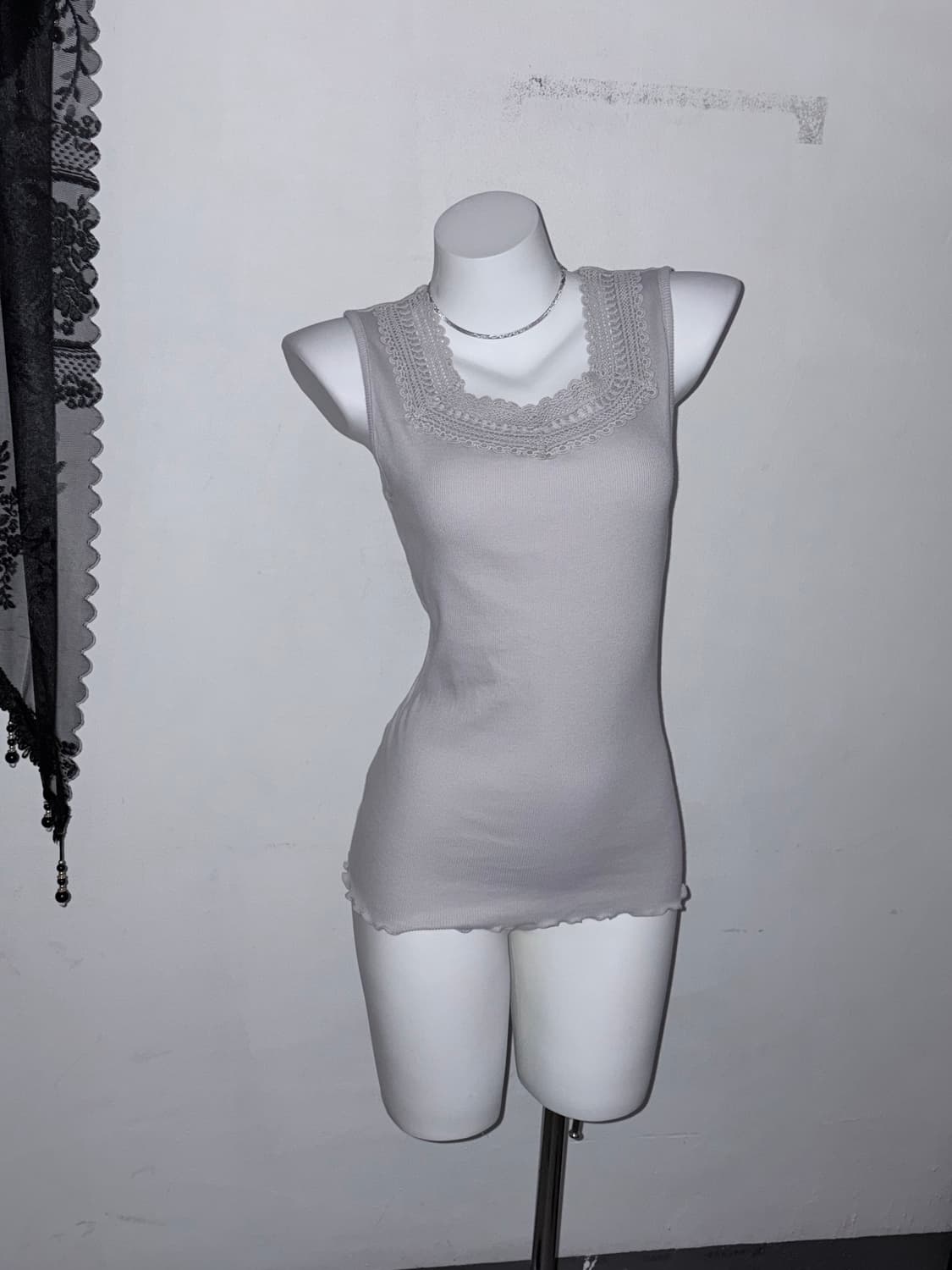 뮤트그레이 공겜여주 3피스 세트 땡땡이, 리본, 원피스 상품이미지6