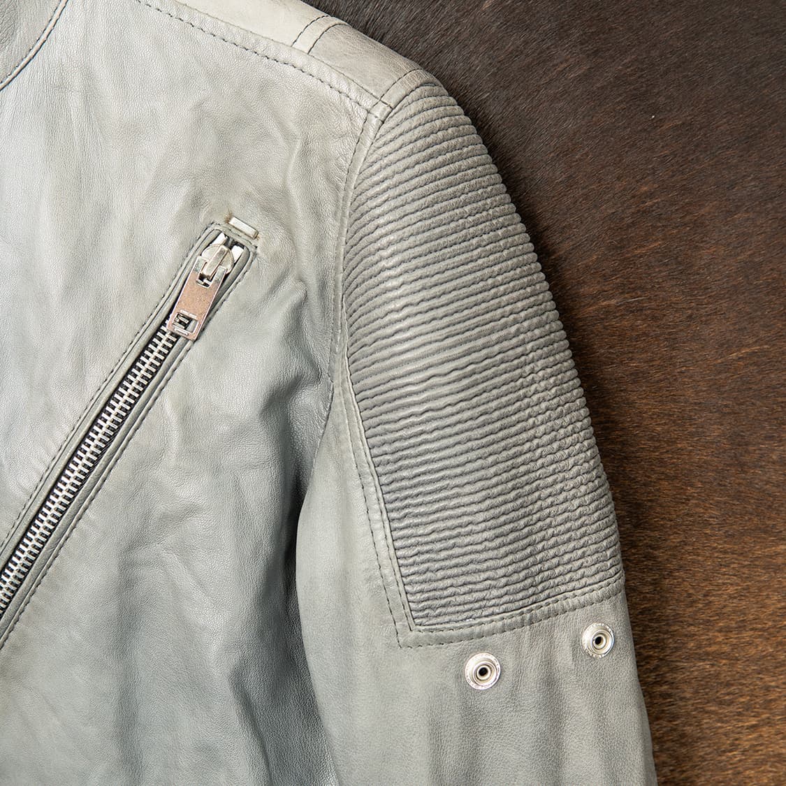 [M] 디젤 쉽스킨(양가죽) 라이더 자켓 / 바이커 자켓  상품이미지5