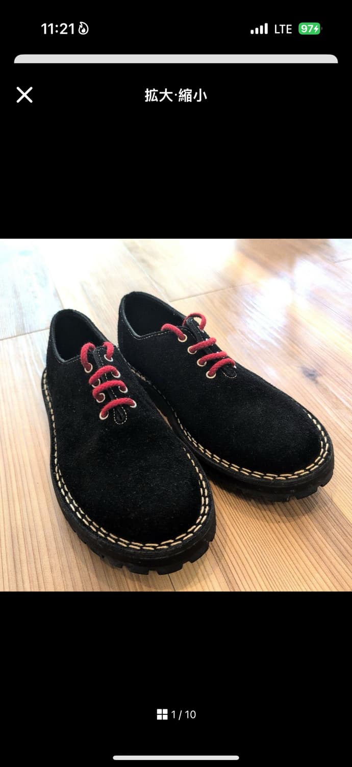 [26]꼼데가르송 옴므 스티치 스웨이드 슈즈 상품이미지2