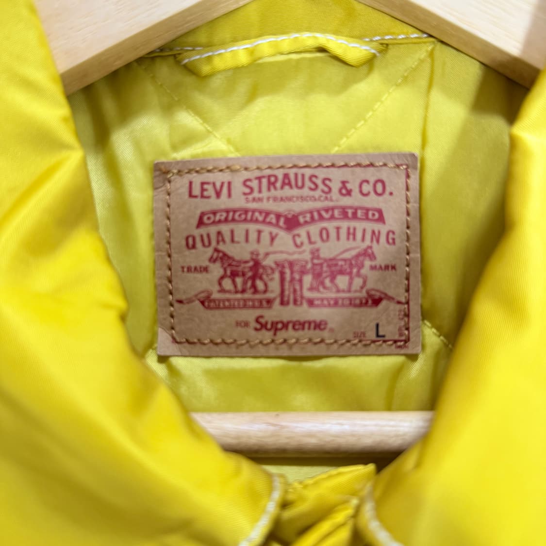 슈프림 X리바이스 나일론 트러커 자켓 L 상품이미지3