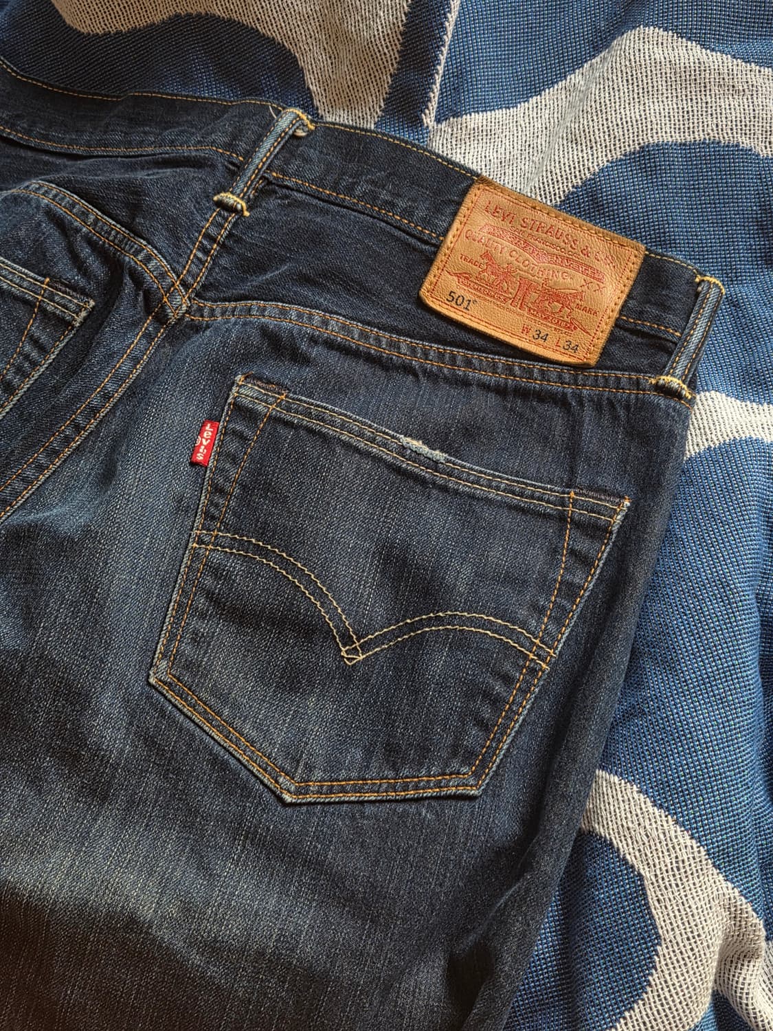 리바이스 501 W34 L34 사이즈 상품이미지1