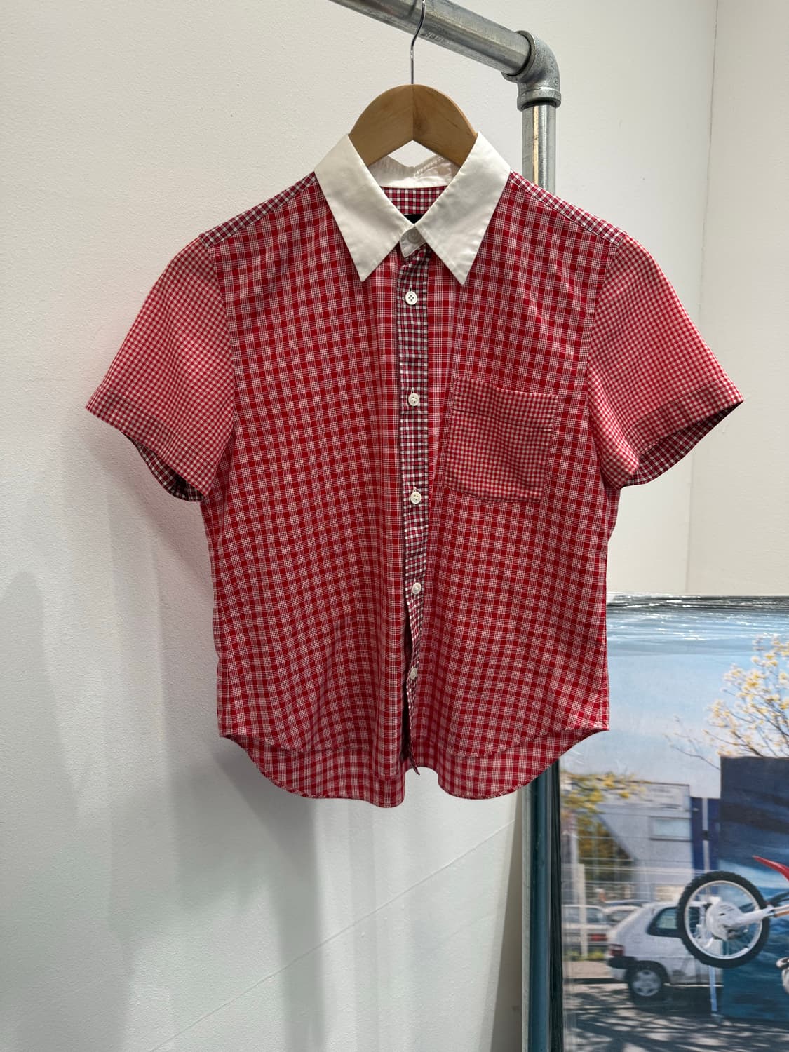 꼼데가르송 트리콧 반팔셔츠 상품이미지1