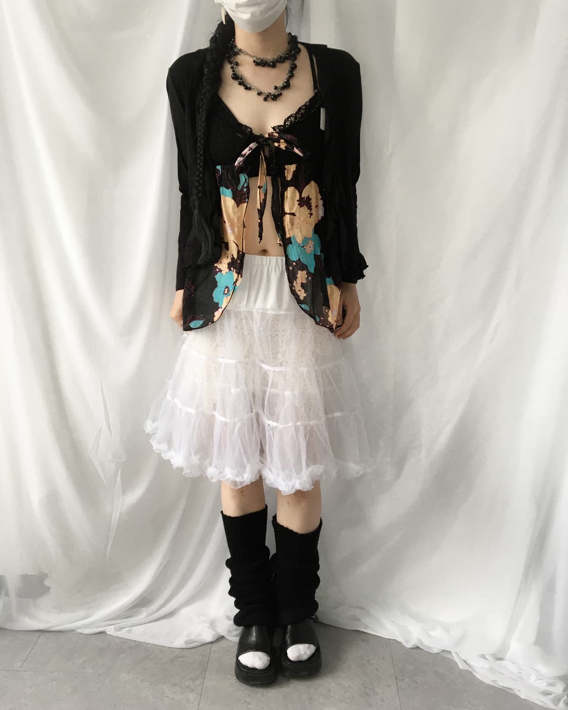 Pattern point sleeveless 상품이미지1