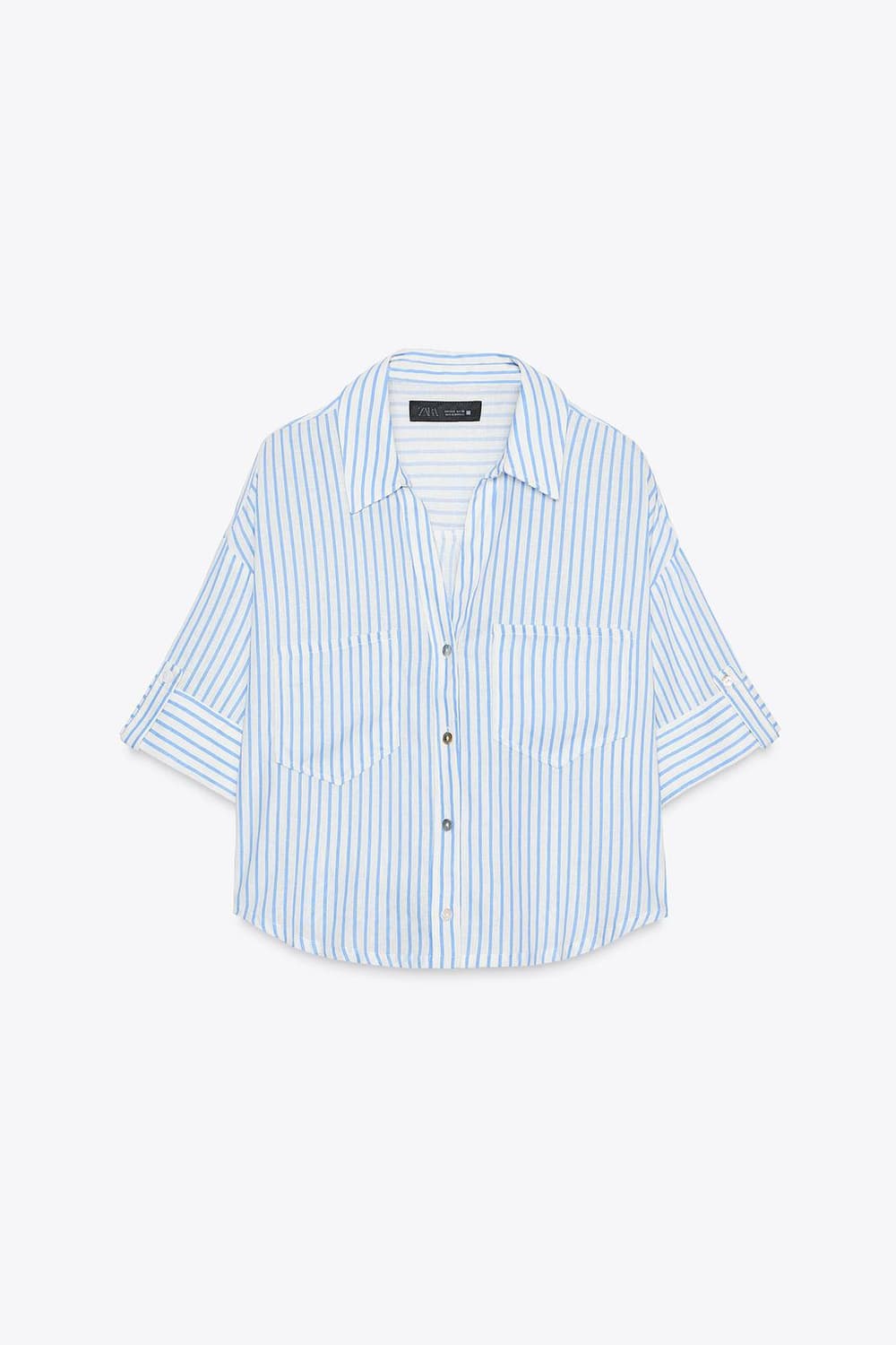 자라 크롭 리넨 셔츠 2종 상품이미지6