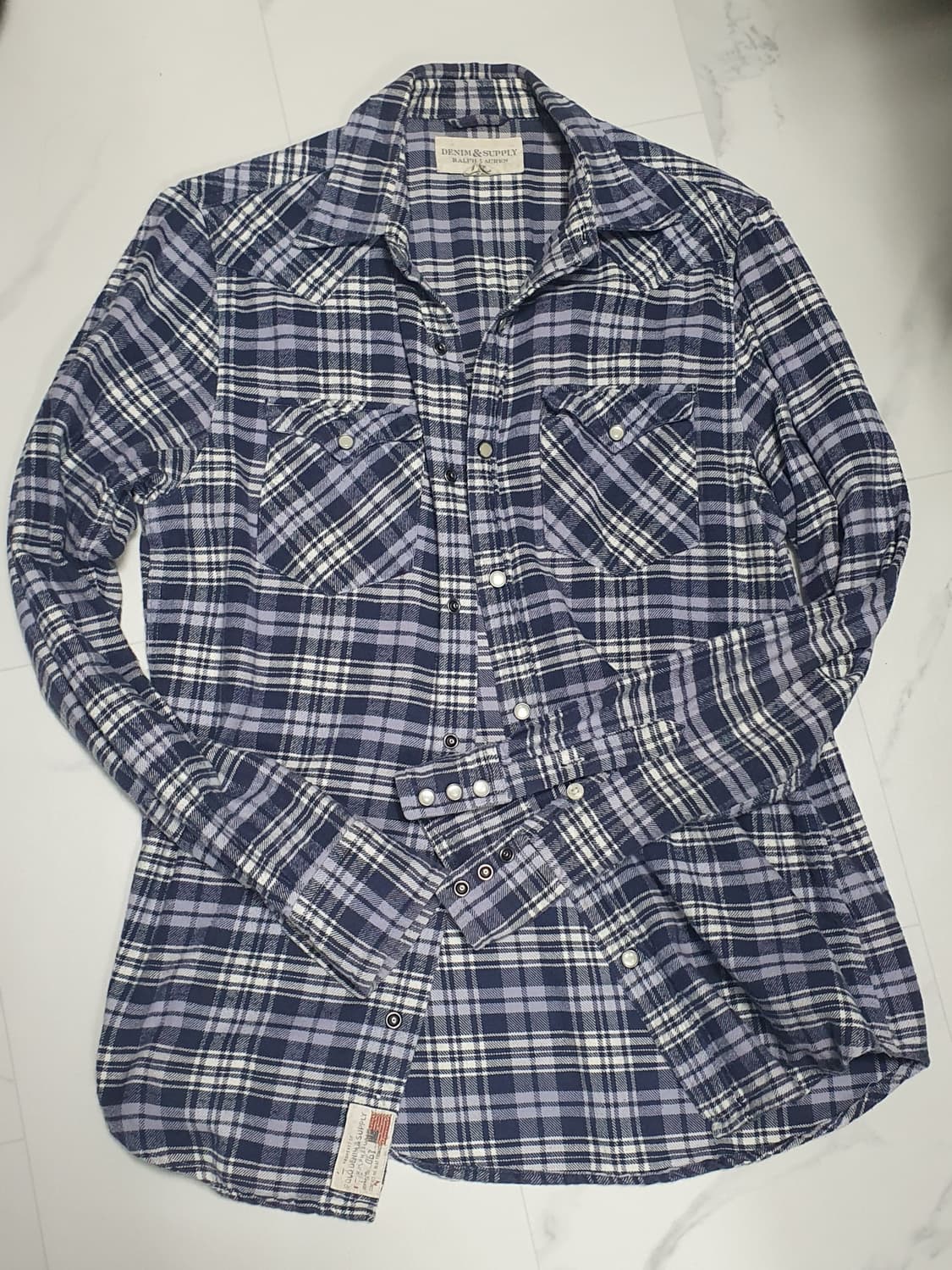 데님앤서플라이 체크셔츠 상품이미지1