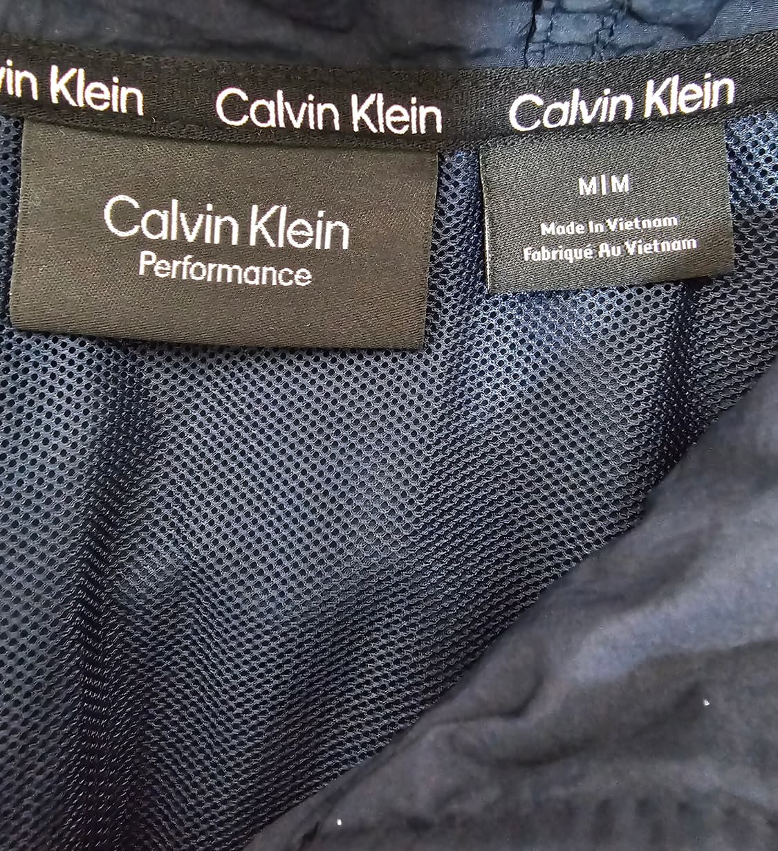 캘빈클라인 퍼포먼스 반팔 후드 바람막이 M 상품이미지3