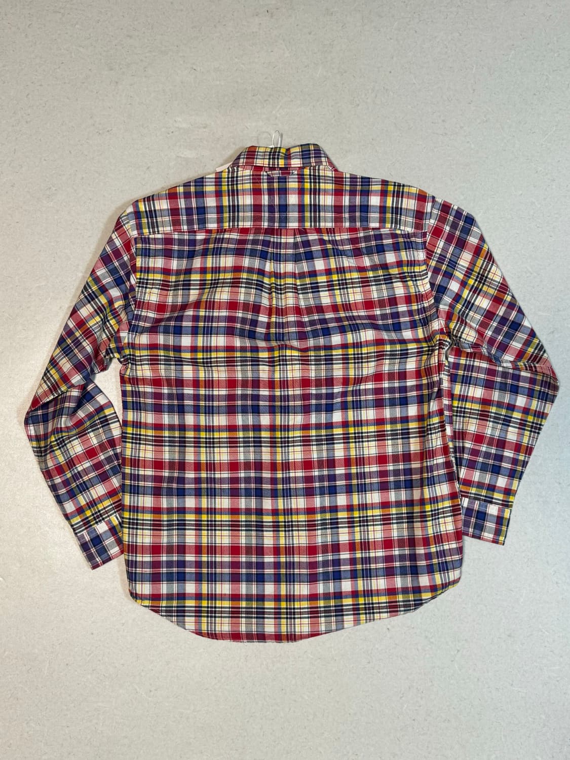 타미힐피거 빈티지 컬러블록 체크 셔츠 m 상품이미지2