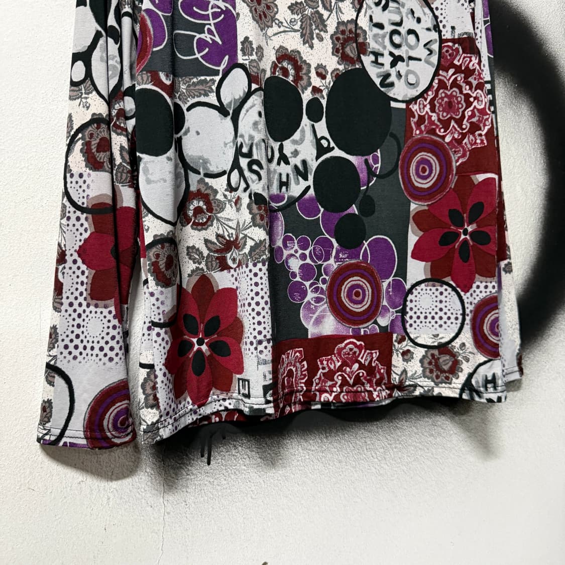 VTG 빈티지 오리엔탈 그래픽 멀티 패턴 롱슬리브 상품이미지4
