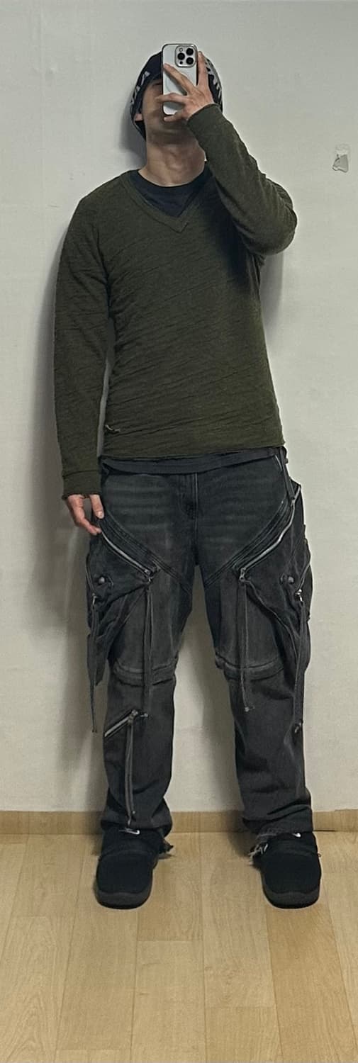 디젤 브이넥 니트 상품이미지5