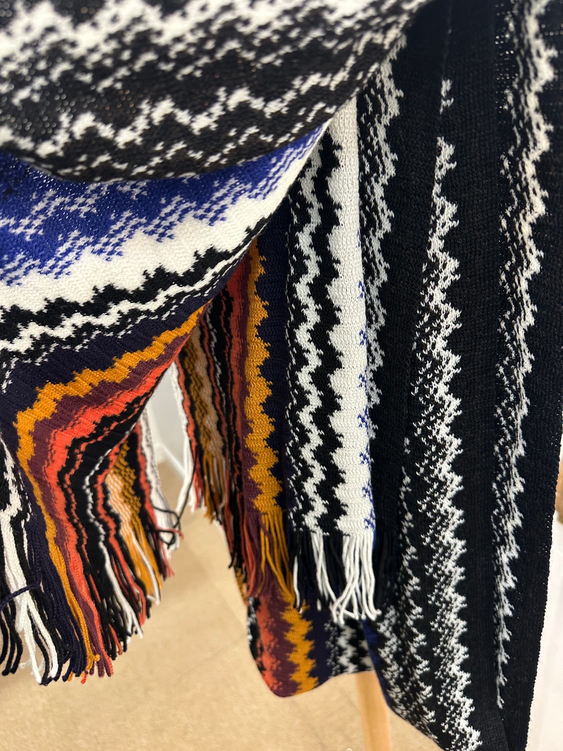 미쏘니 MISSONI 패턴 니트 머플러 상품이미지2