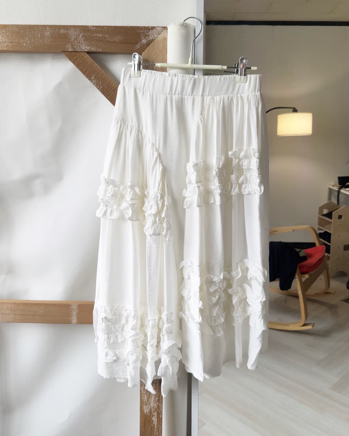 frill unbalance skirt 상품이미지1