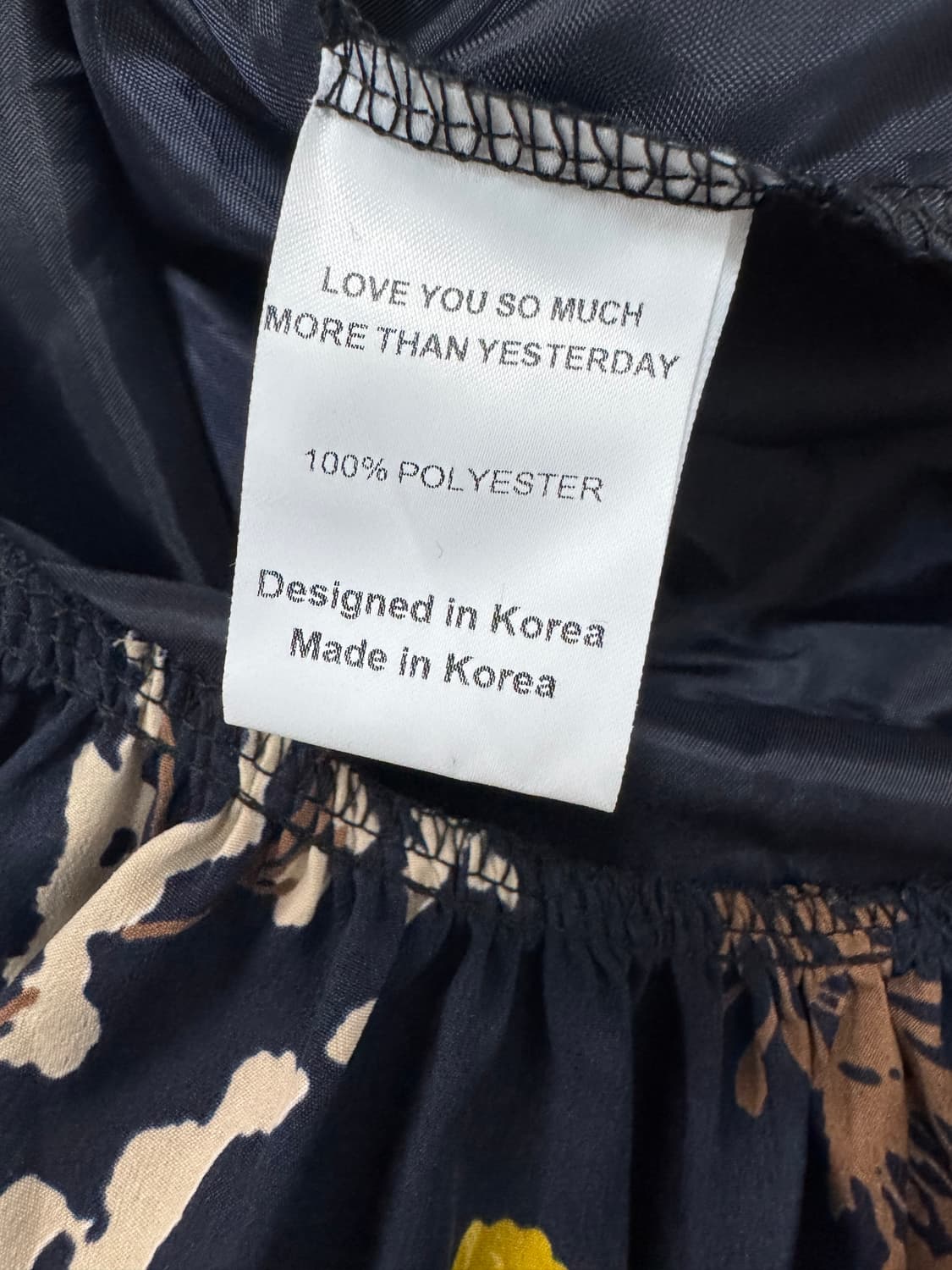 여성 러브유쏘머치 패턴 풀오버 블라우스 상품이미지4