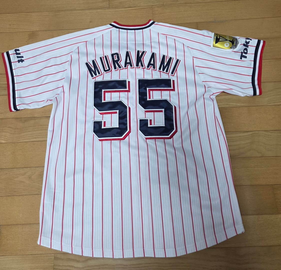 도쿄 야쿠르트 스왈로즈 무라카미 무네타카 우승 유니폼 상품이미지2