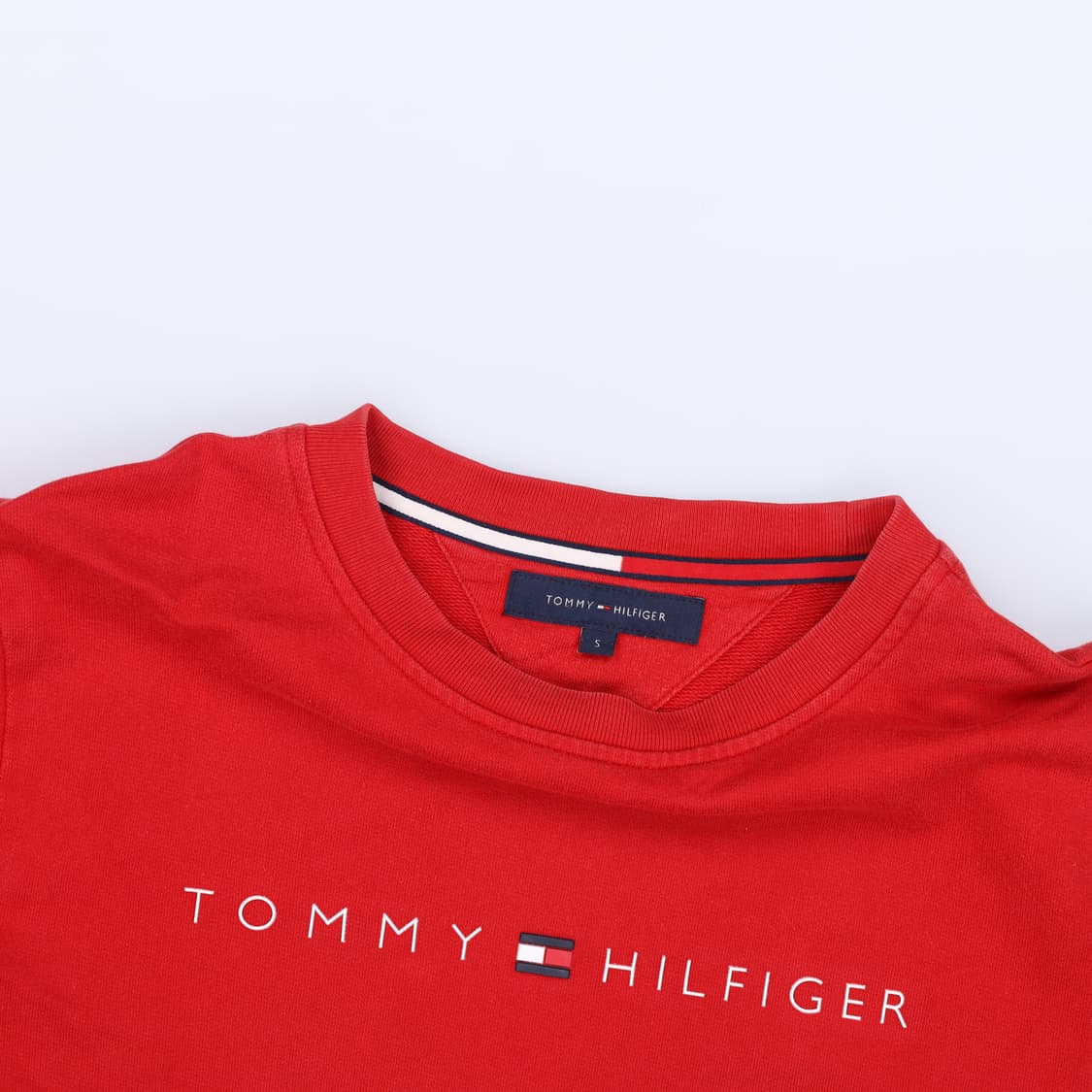 [S] 타미힐피거 레드 맨투맨티셔츠 1219H1 상품이미지3