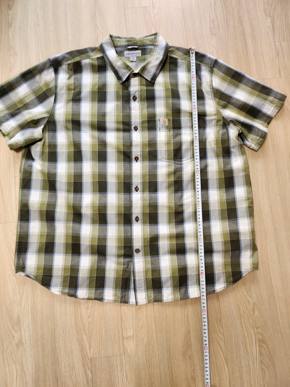 칼하트 체크반팔셔츠 (2XL  상품이미지5