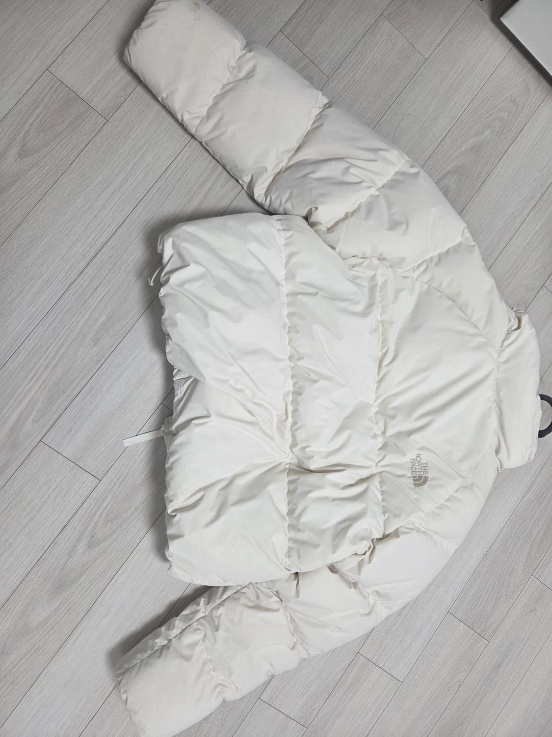 노스페이스 W 로프티 다운 자켓 화이트 M 상품이미지2