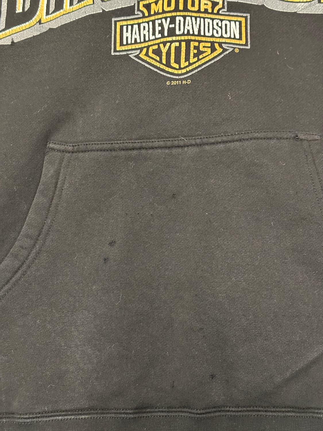 할리데이비슨 디스트레스드 후드티 XL 상품이미지8