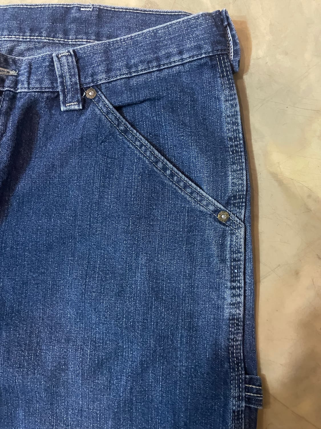 90~00s 빈티지 Lee Dungarees 카펜터 데님 36x32 상품이미지3