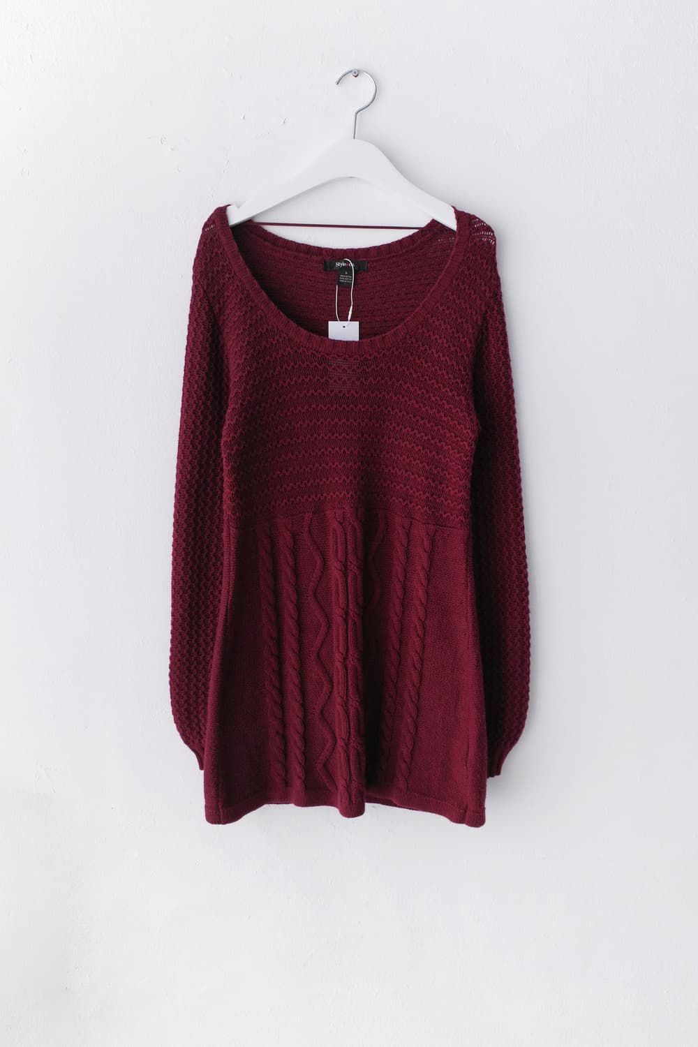 deep U-neck long knit  상품이미지1